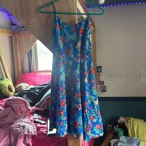 Old Navy Blue Floral summer dress